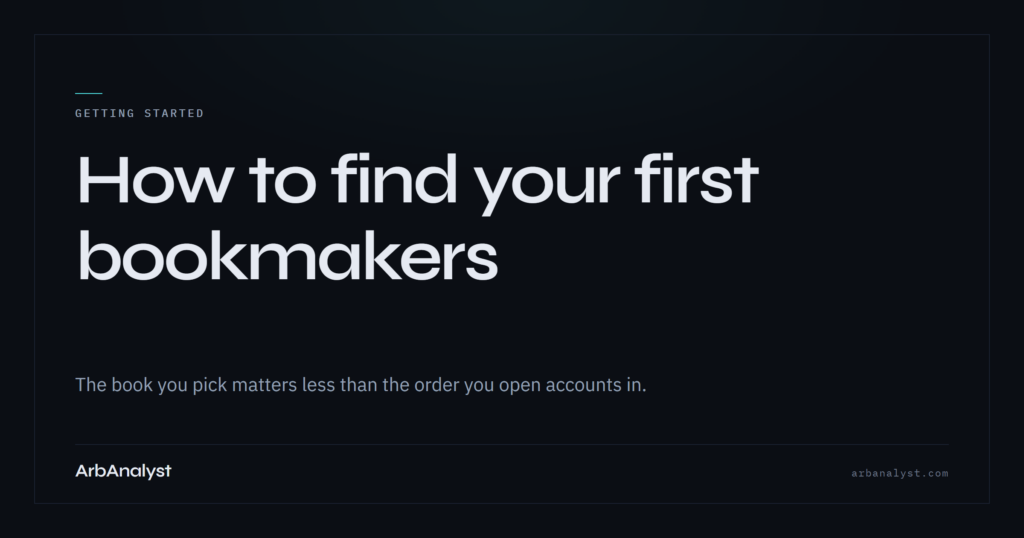 Best bookmakers for arbitrage